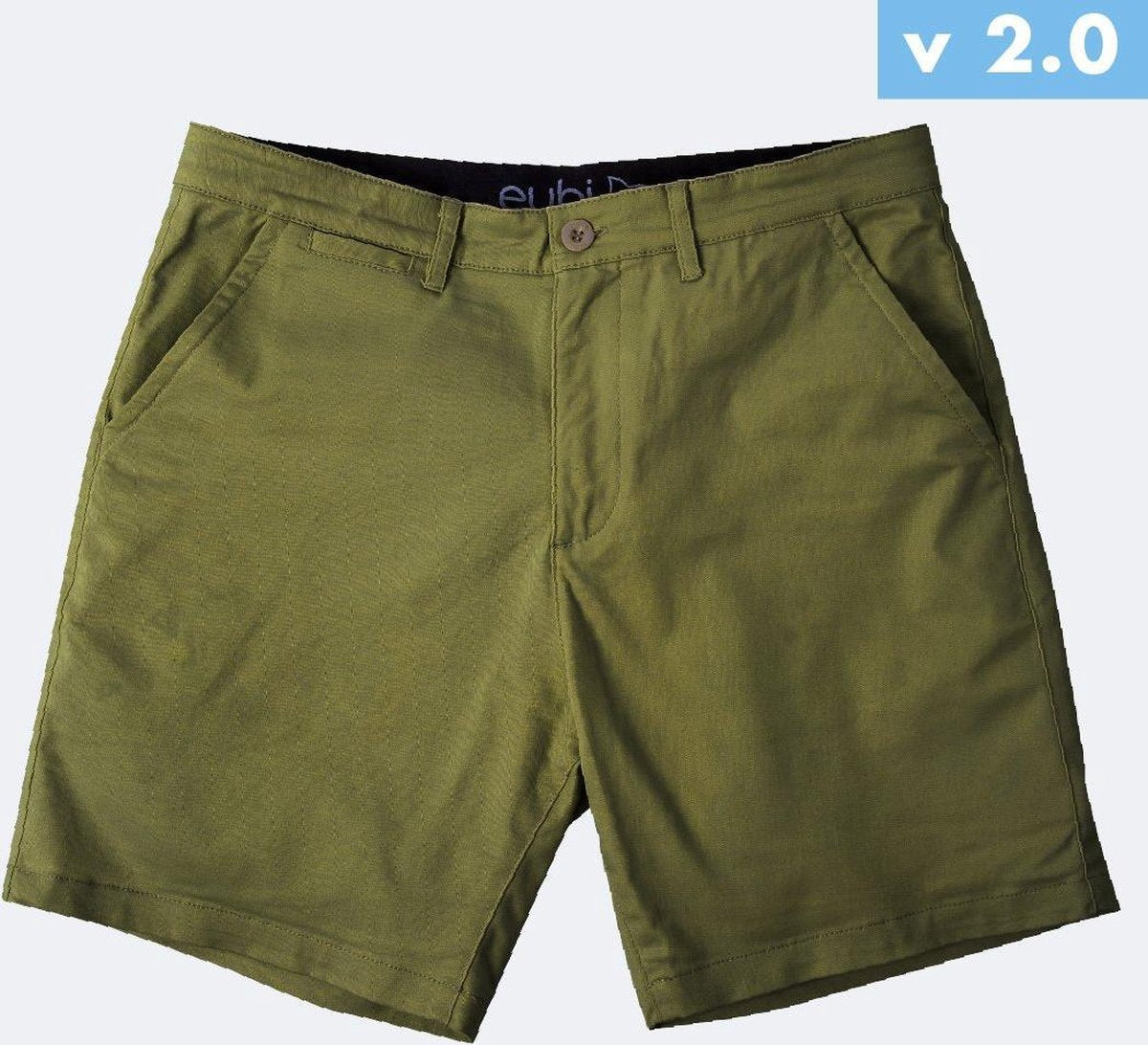 Eubi Shorts ALL DAY - Olijfgroene Korte Broek - Premium Kwaliteit - Heren Maat S