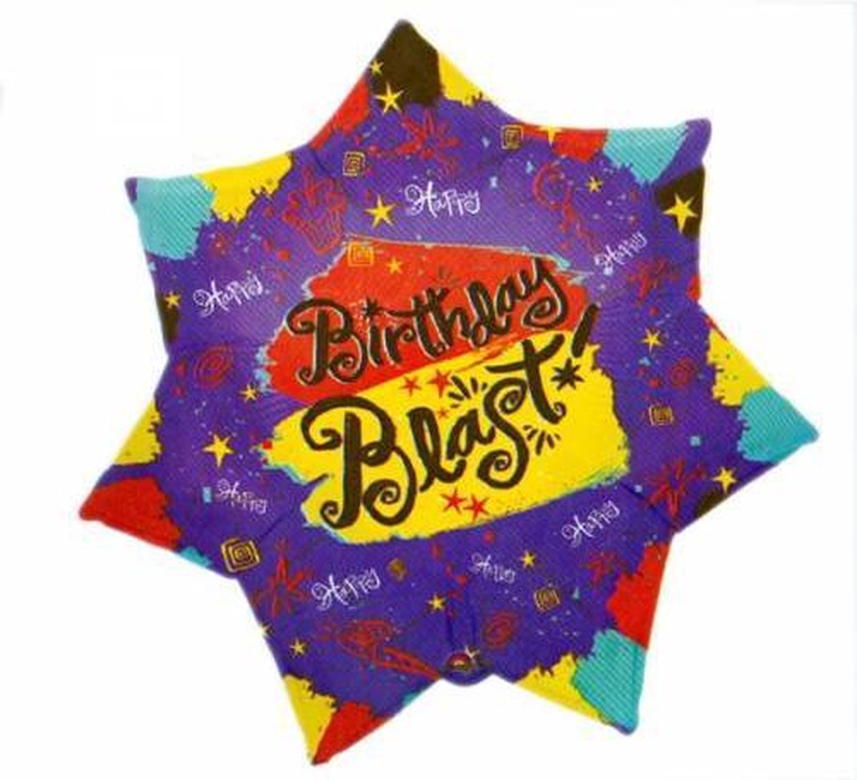 folieballon - Birthday Blast - 45cm - leeg