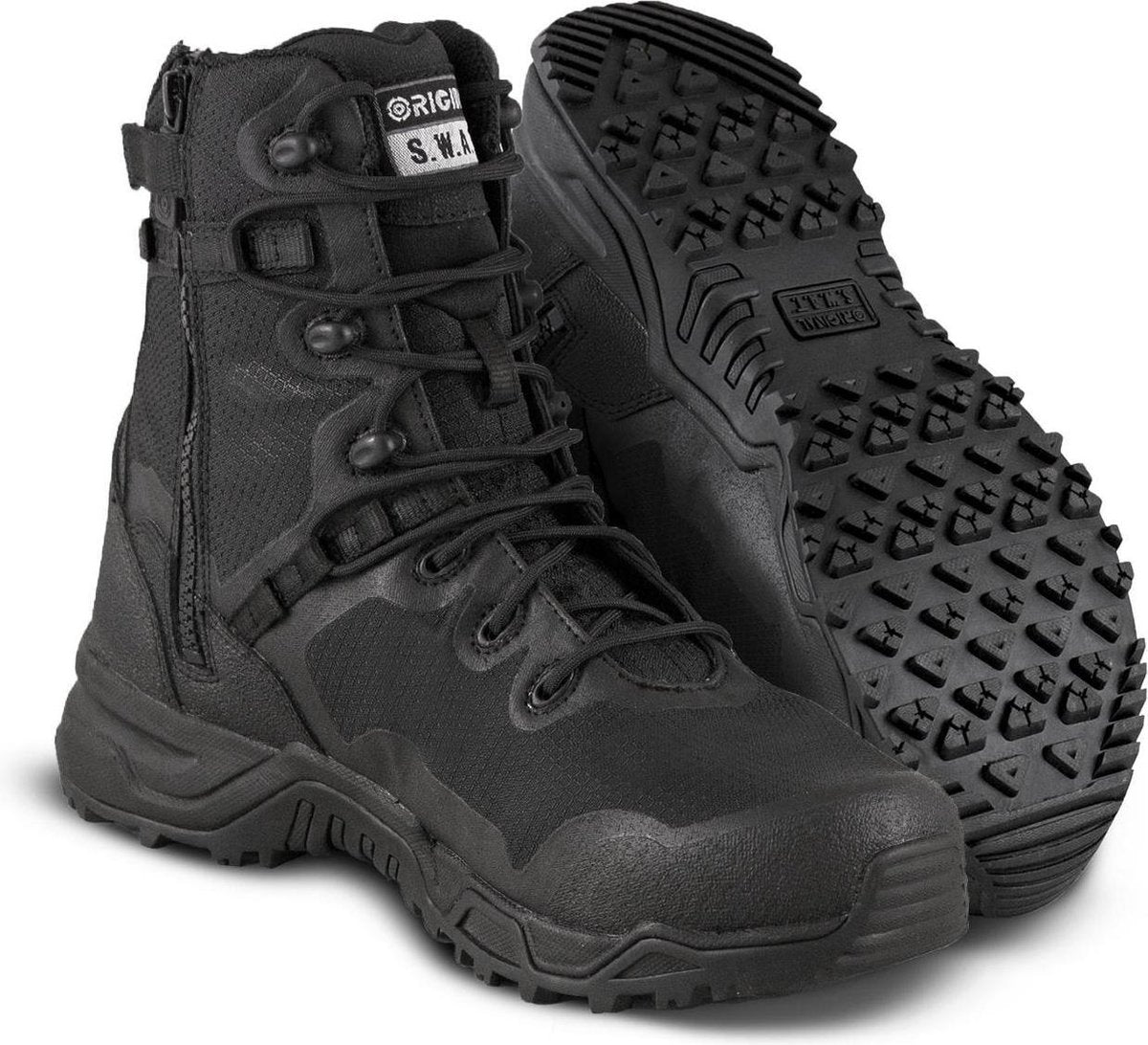 Original S.w.a.t. Wandelschoenen Alpha Fury Rits Heren Zwart Mt 37