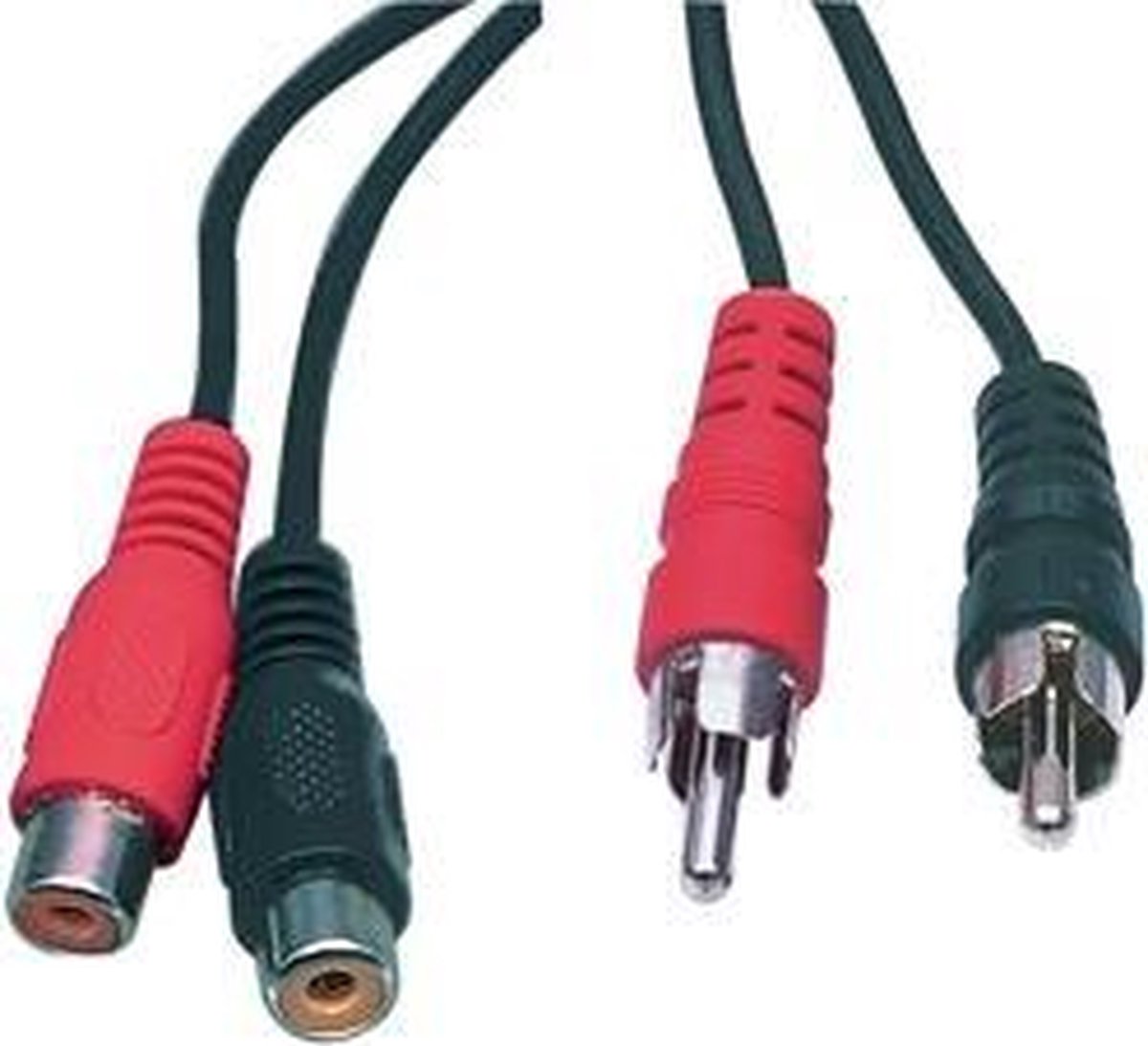 2x RCA mannelijk - 2x RCA vrouwelijk 2