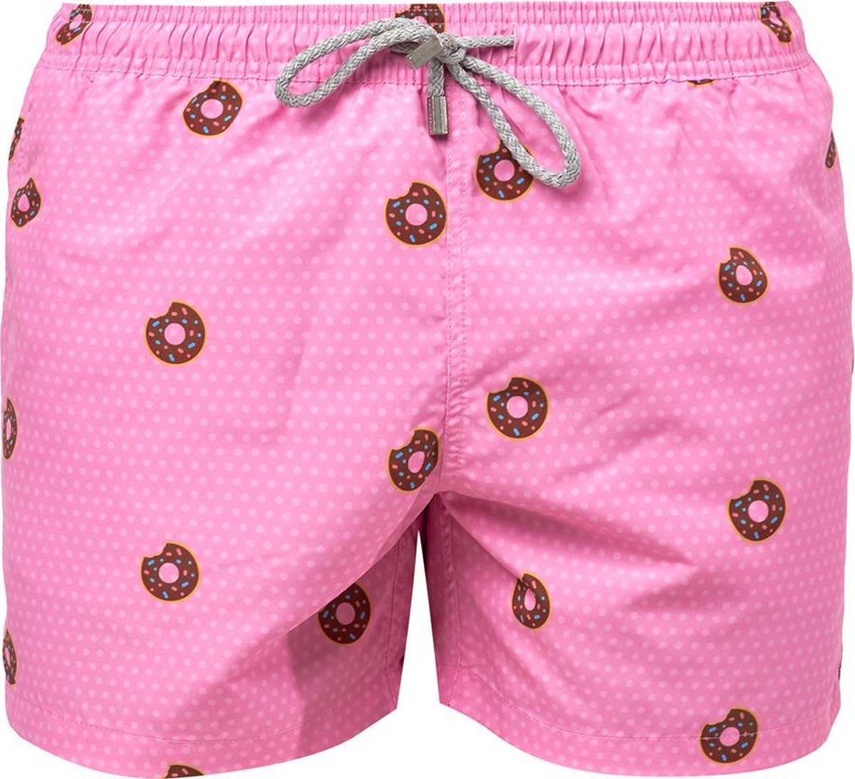 DONUT Sneldrogende Zwembroek Heren met Mesh Binnenbroek en Drie Zakken - Zachte en Comfortabele Zwemshort Heren / Zwembroeken Heren - Waterafstotende Zwembroek Mannen / Herenmode van Premium Stof - Roze - M (EU 42)