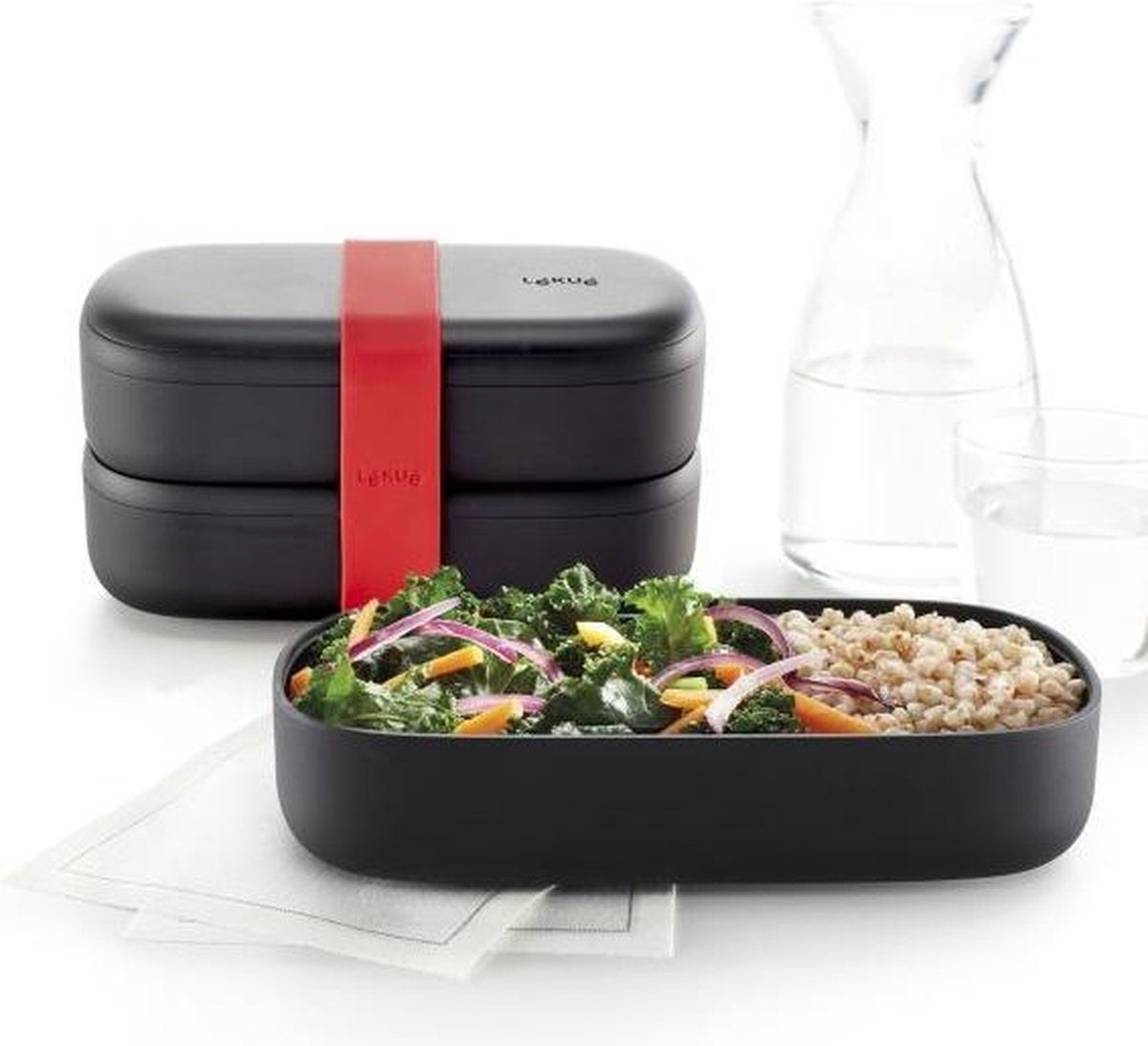 Lékué Dubbele lunchbox -1 liter - 19