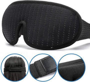 CFO Goods - Slaapmasker - 100% Verduisterend Masker voor Goede Nachtrust – Ademend Traagschuim - Oog masker - Reismasker - Yoga - Meditatie