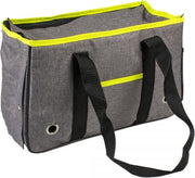 Duvo draagtas voor hond of kat Lyon travel bag Grijs 38x15x25cm waterbestendig tot 6kg hondendraagtas