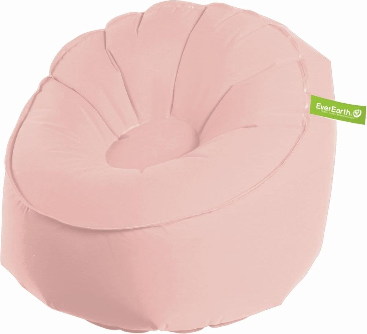 Everearth Poef Roze 150 Cm