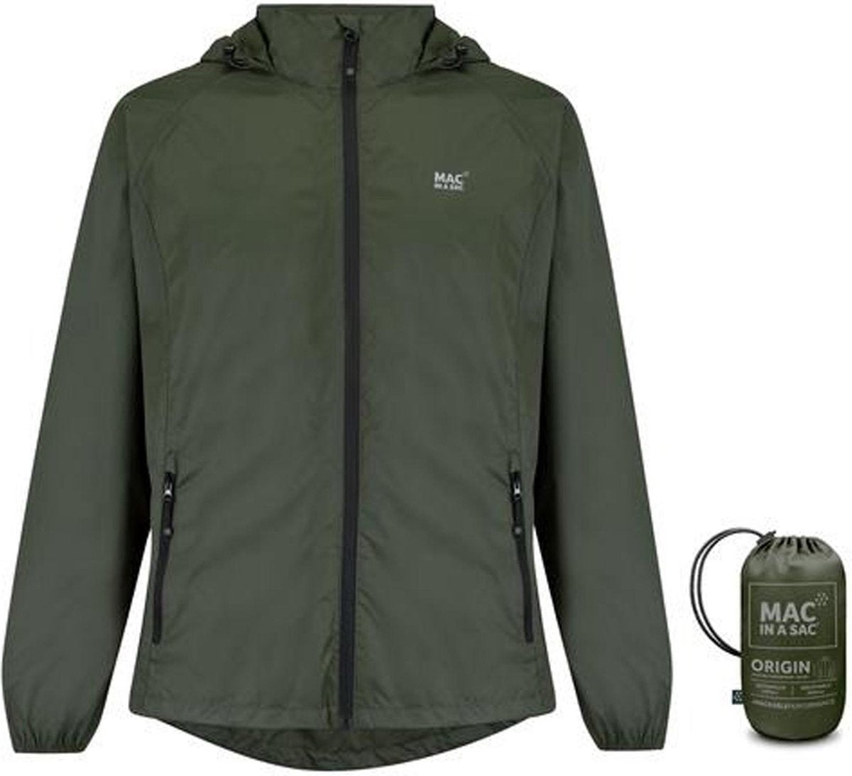 Mac in a Sac Origin 2 Regenjas Unisex - Khaki - Maat XXL