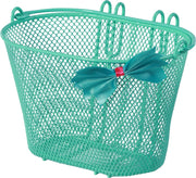 Basil Jasmin Bow-Tie Fietsmand - Staal - Inclusief Haken - Groen