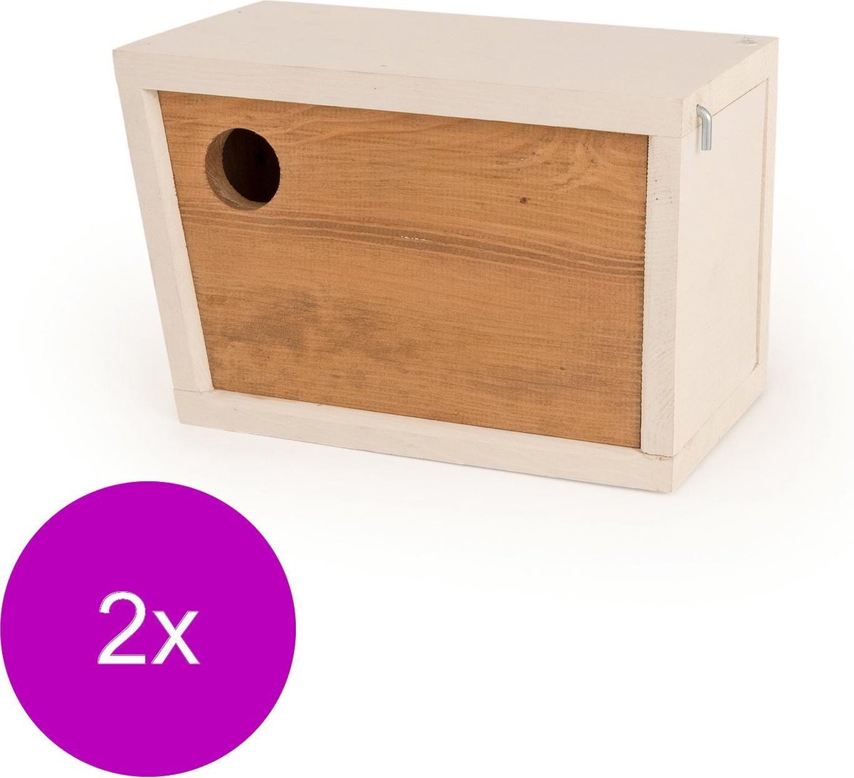 Wildbird Nestkast Faro - Broeden - 2 x 25.1x14.5x16 cm Wit