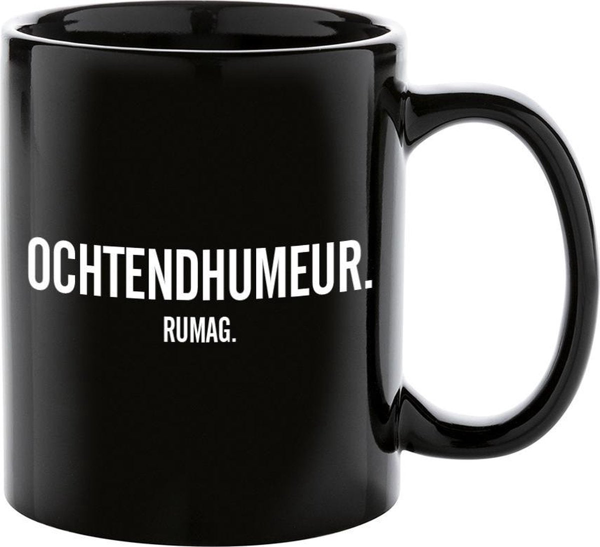 RUMAG Ochtendhumeur Mok Zwart