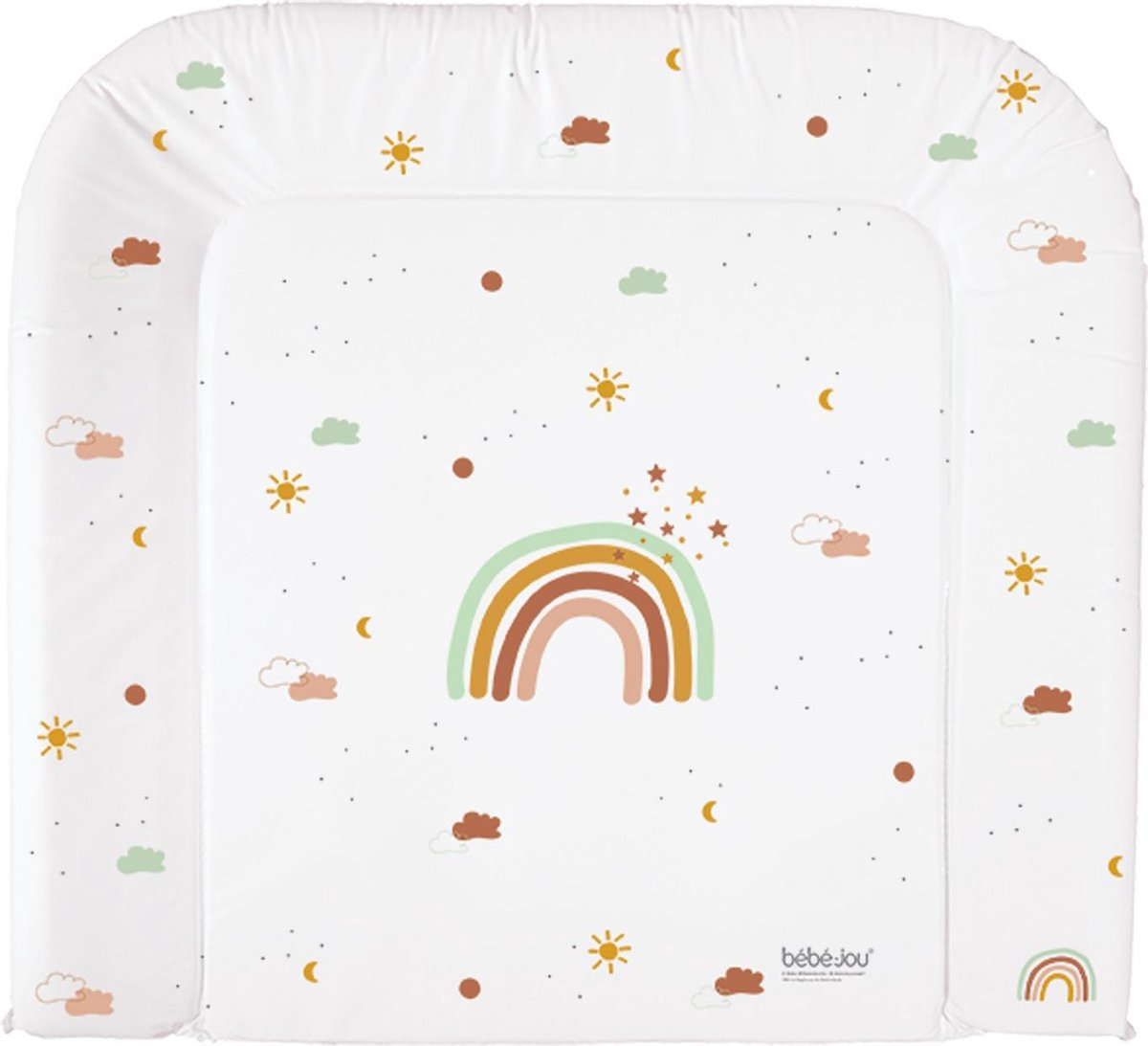 bébé-jou aankleedkussen 72x77cm - Rainbow Sky