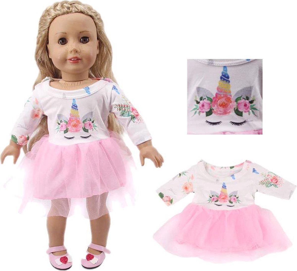 Dolldreams | Poppenkleertjes voor pop tot 43CM - Jurkje met tutu