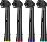 Opzetborstels - 4 stuks - Zwart - Geschikt voor Oral-B