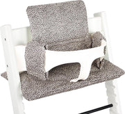Ukje Stokke Tripp Trapp Kussenset - Geplastificeerd - Zand luipaard