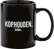 RUMAG Kop houden Mok Zwart