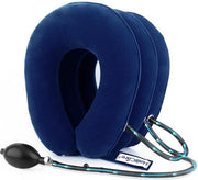 TDR - Anti nekpijn kussen | Nekkussen | Reiskussen | Verlicht nek en schouderpijn | Neksteun | Nek stretcher | Zacht fleece | Cervicaal nektractie kussen | Nek brace | Luxe | Ergonomisch