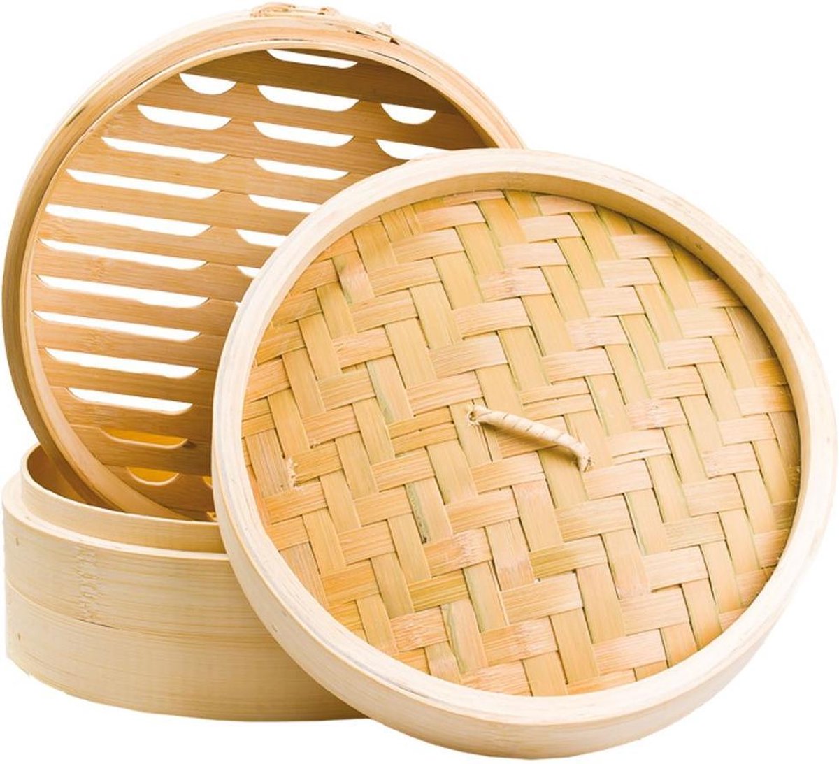Shi Ba Ling Bamboe stomer - Stoommandje - Ø31cm - koken