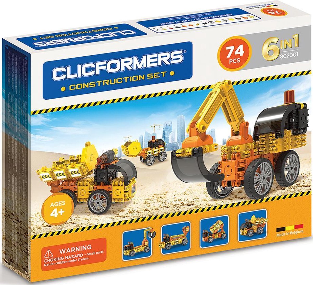 Clicformers Constructieset - Bouwset 74 Onderdelen