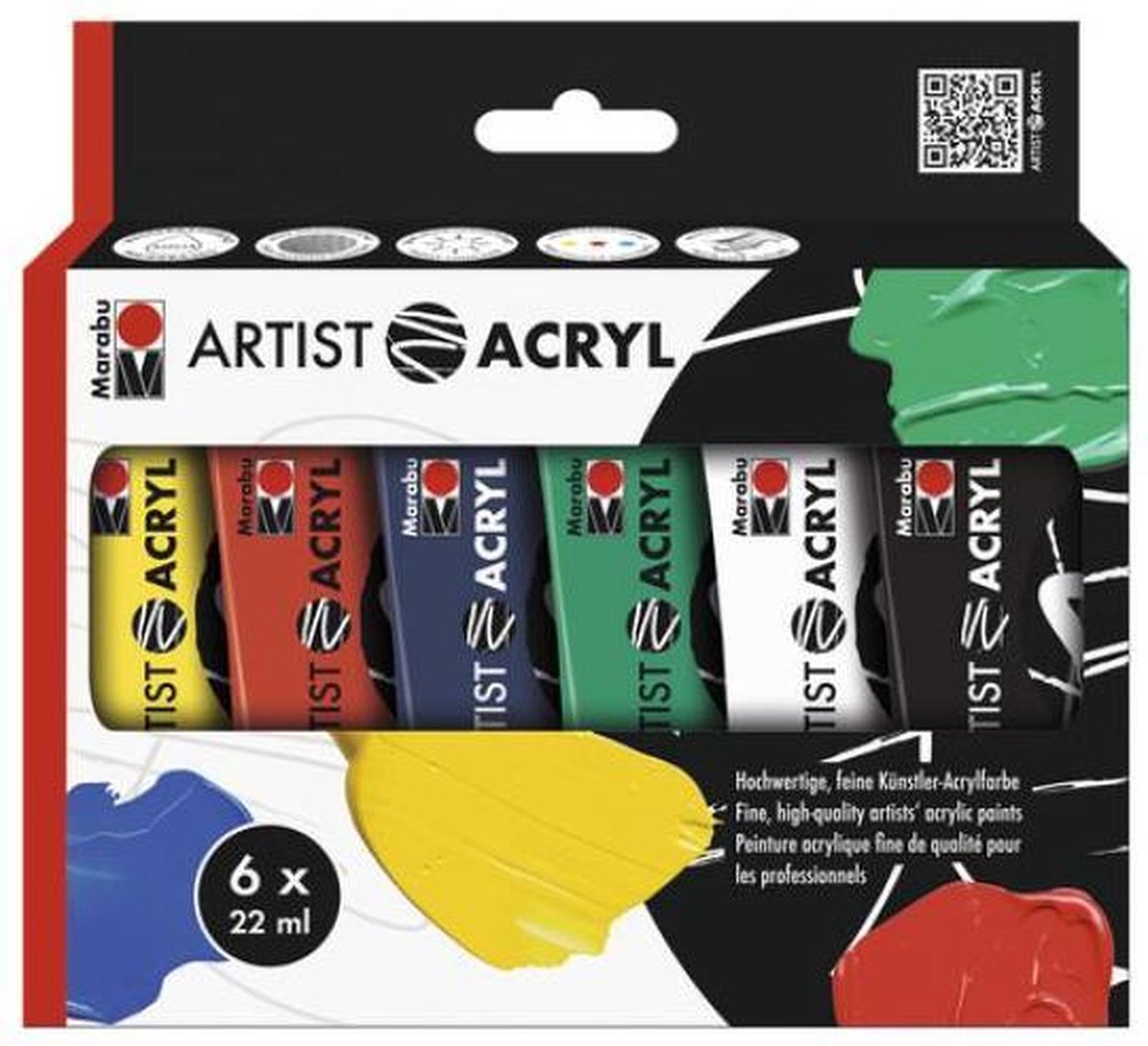 Artist Acryl set 6 x 22 ml