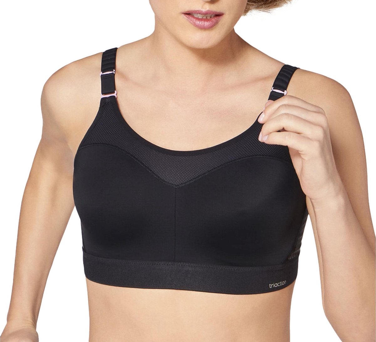 Triumph Sportbeha - Maat 90D - Vrouwen - zwart/ paars