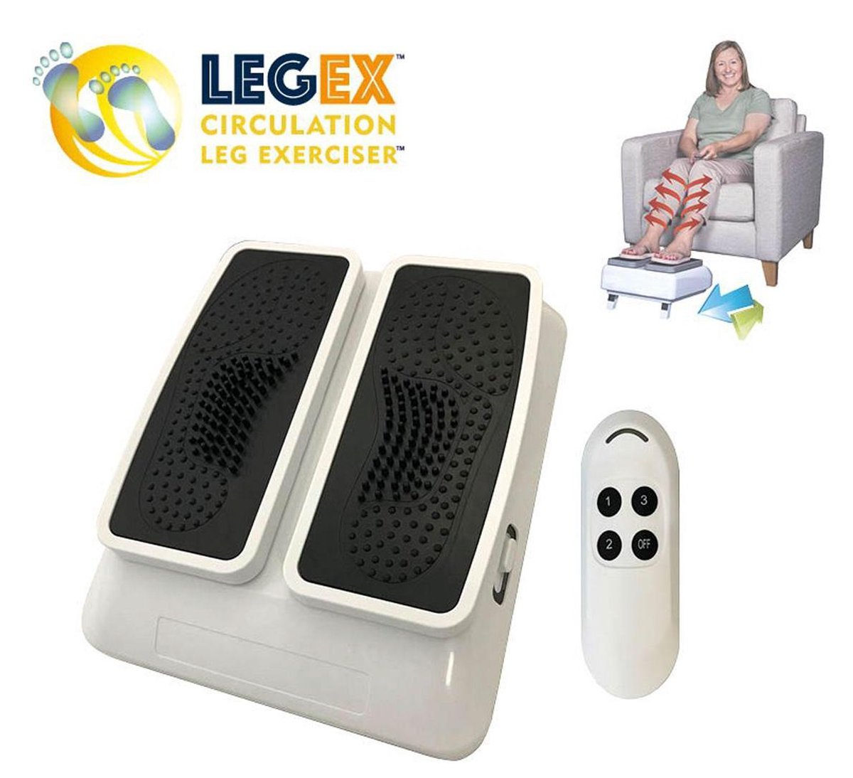 BioEnergiser LegEX Beentrainer Cardio Verbeter de doorbloeding - Wandelsimulator