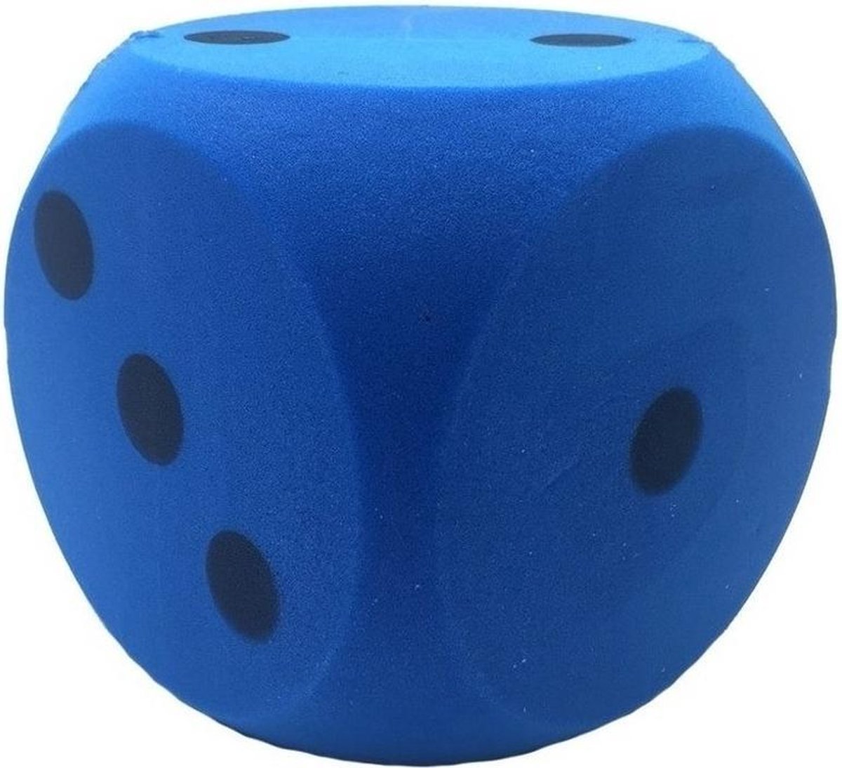 Sinterklaas spel dobbelsteen blauw 4 x 4 cm