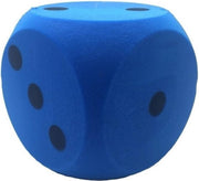Sinterklaas spel dobbelsteen blauw 4 x 4 cm