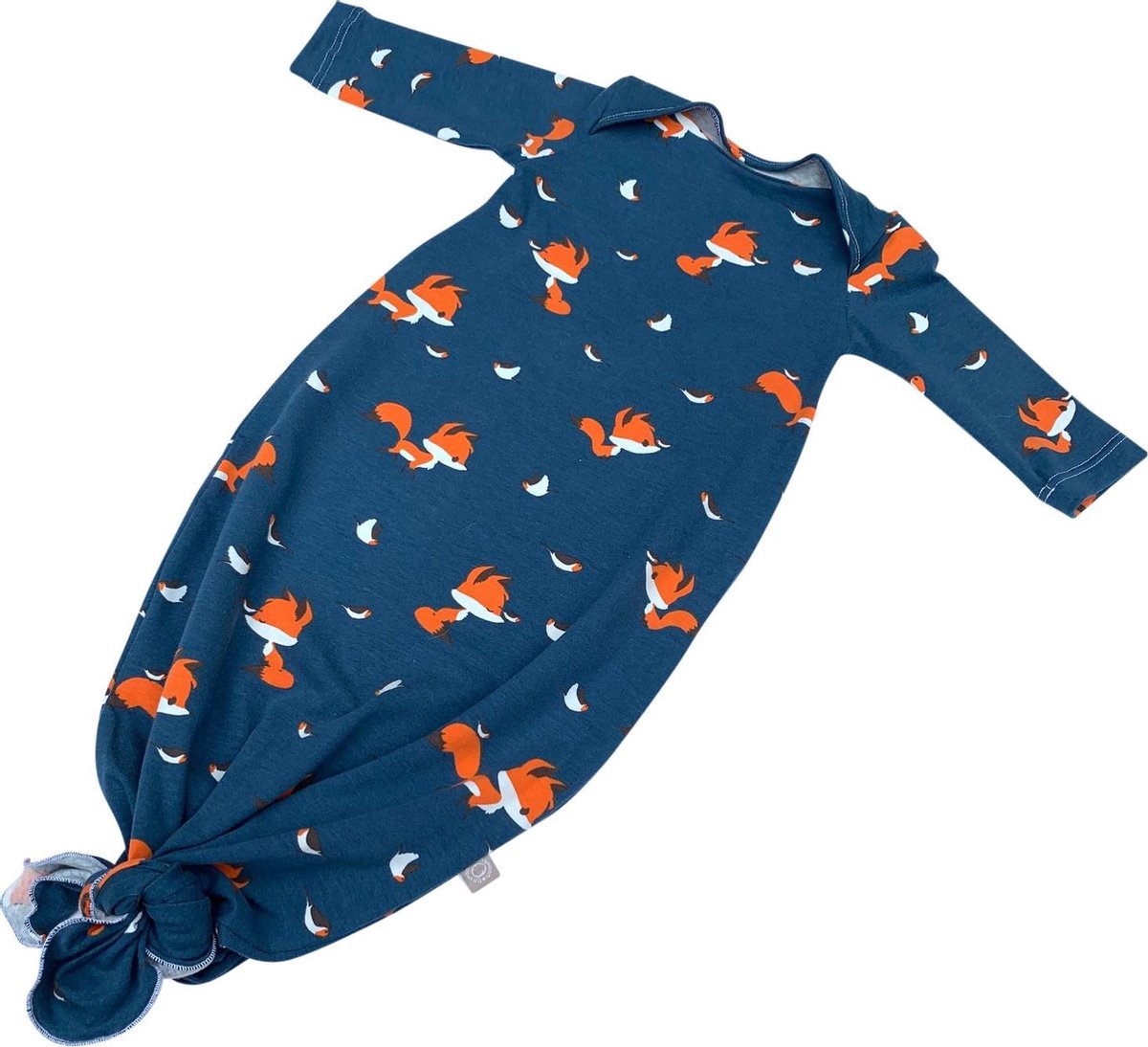 tinymoon Unisex Slaapzak – newborn – model Slaapzak knoop – Foxy – Blauw – Maat 0 tot 6 maanden