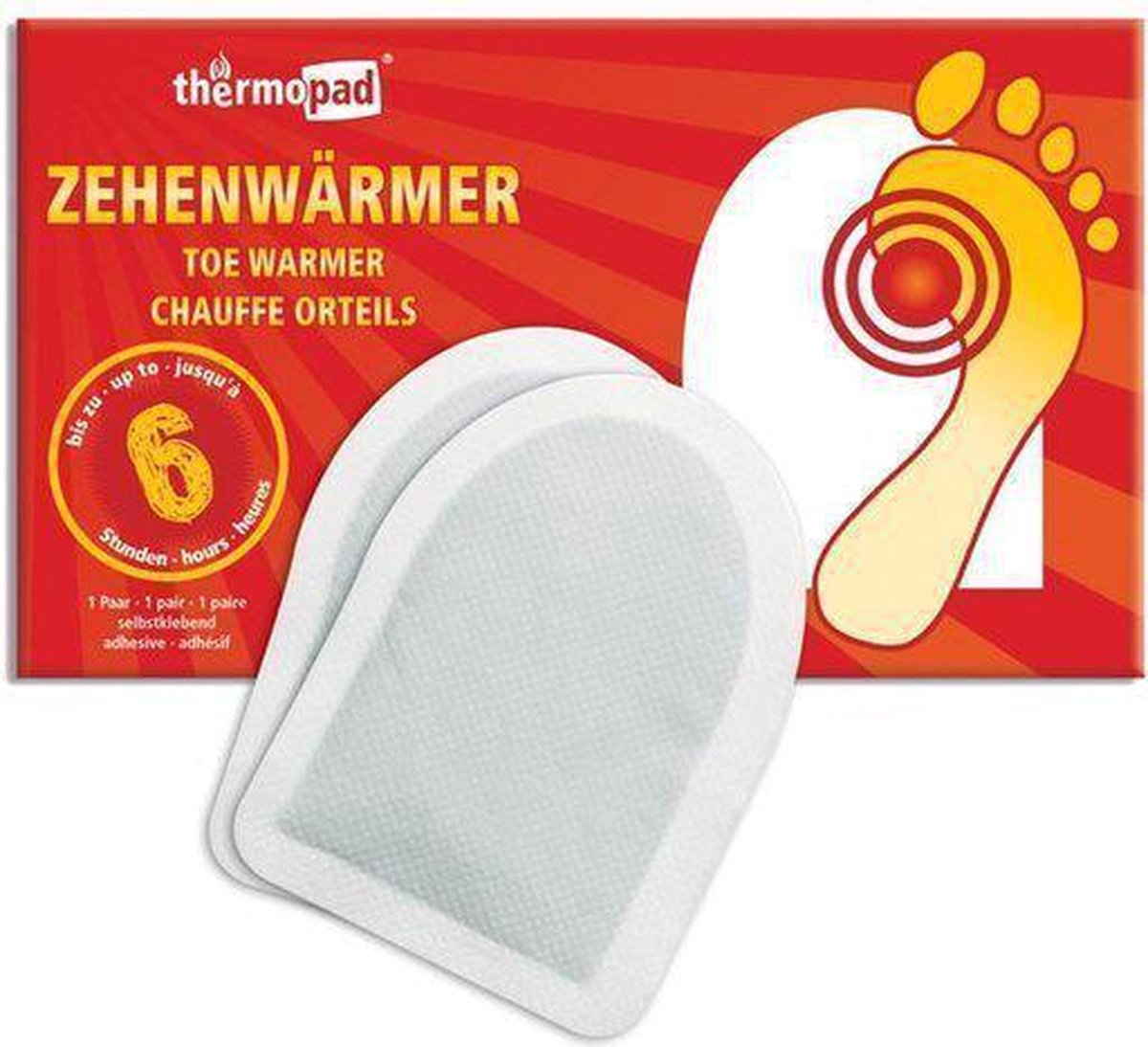 Relags Thermopad teenwarmers - zelfklevend - 8 uur warme voeten