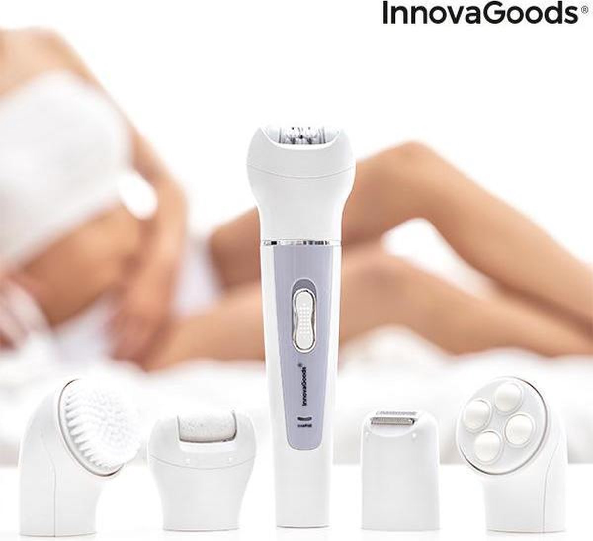 InnovaGoods 5 in 1 Haarverwijderings- en Huidverzorgingsset