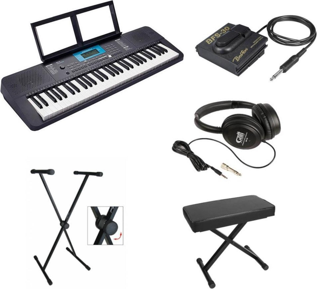Medeli M211K Keyboard Set Compleet