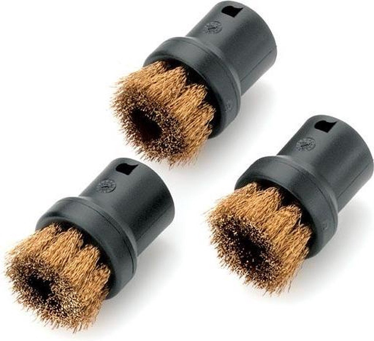 Ronde borstelset met messingborstels Stofzuiger stoomreiniger Karcher  5369