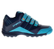 Brabo Velcro - Hockeyschoen Leer - Junior - Navy