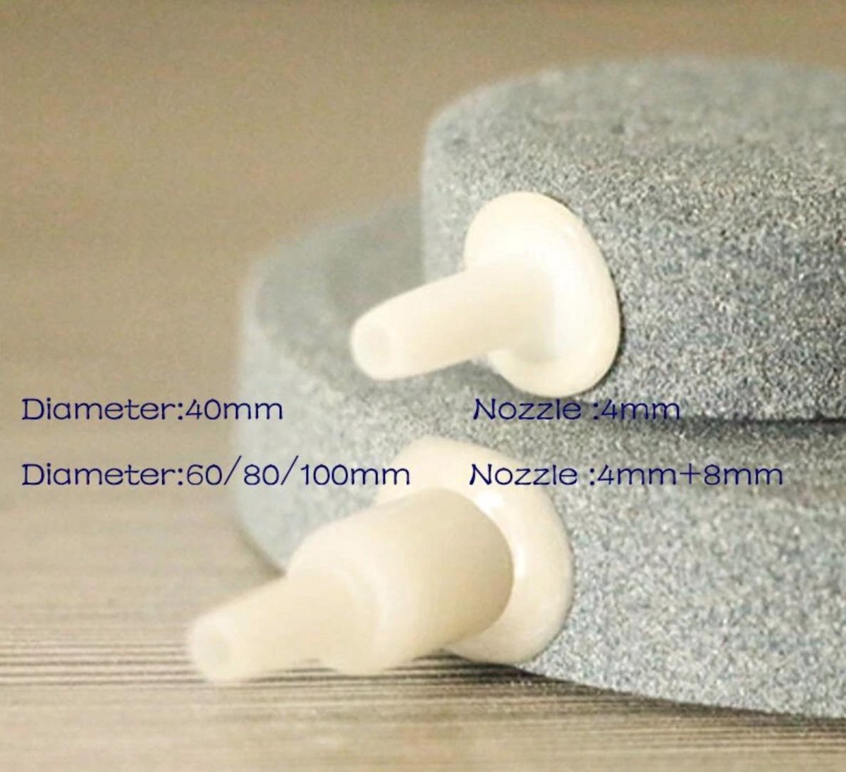 Aquarium Luchtsteen - Air Stone - Bubbel steen - 4 CM - Aquarium decoratie - Aquarium accessoires  - Aquascaping - Vissen | 1 stuk