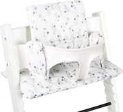 Ukje Stokke Tripp Trapp Kussenset - Geplastificeerd - Wit eucalyptus