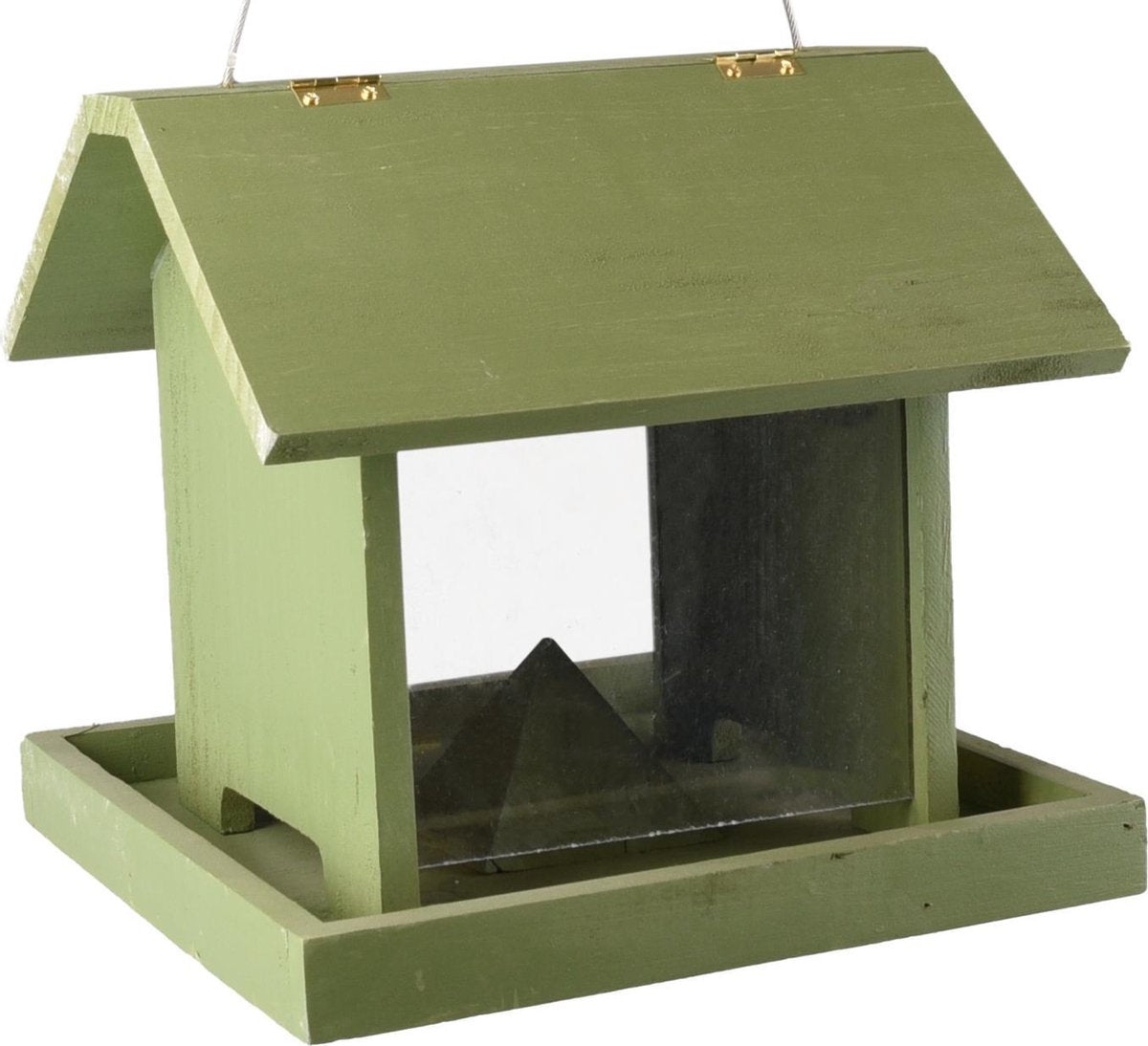 Flamingo Voedersilo arezo groen - hanger 23x23x22cm