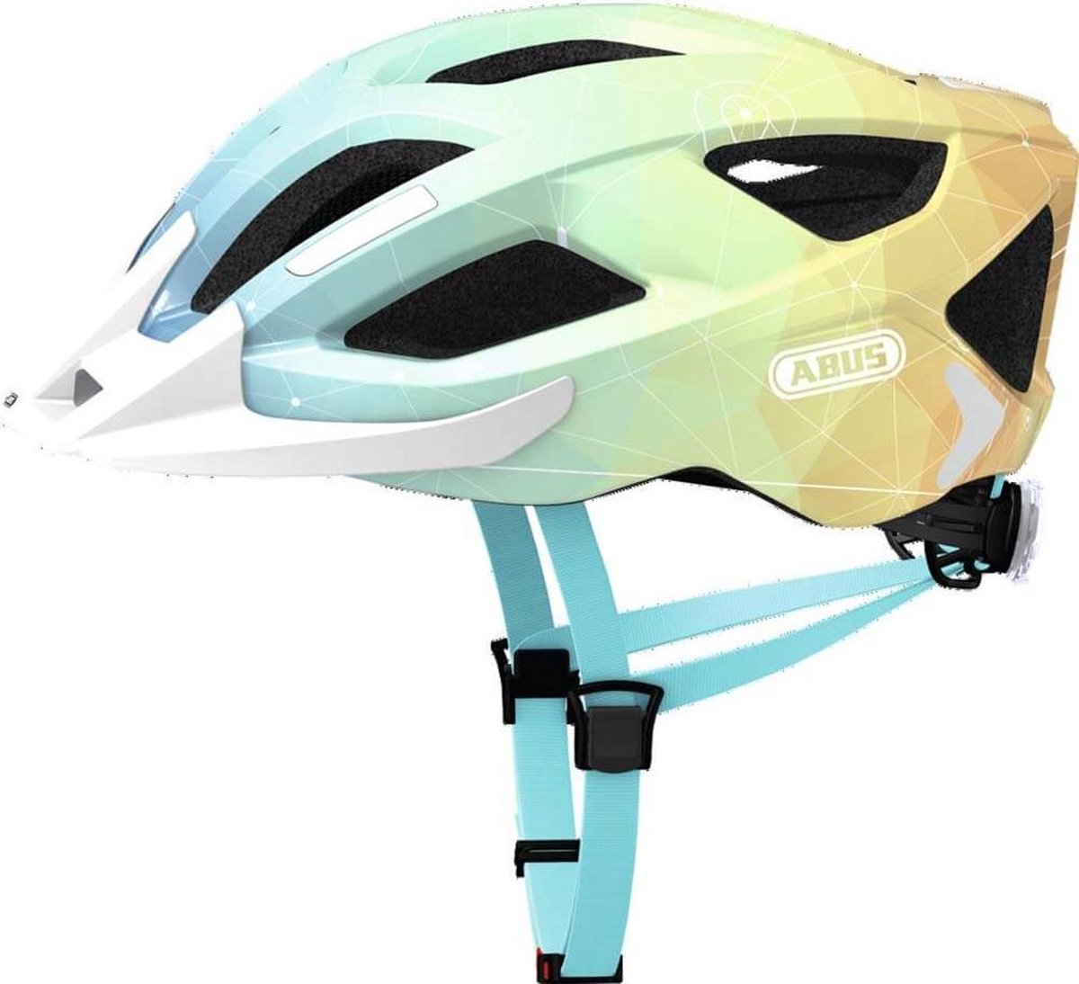 Abus Aduro 2.0 Fietshelm - Maat  M (52-58 cm) - blue art