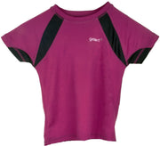 Meisjes Oudoor Wandelshirt - Gelert Summer Tech - Paars/Zwart maat 116 (5/6jr)