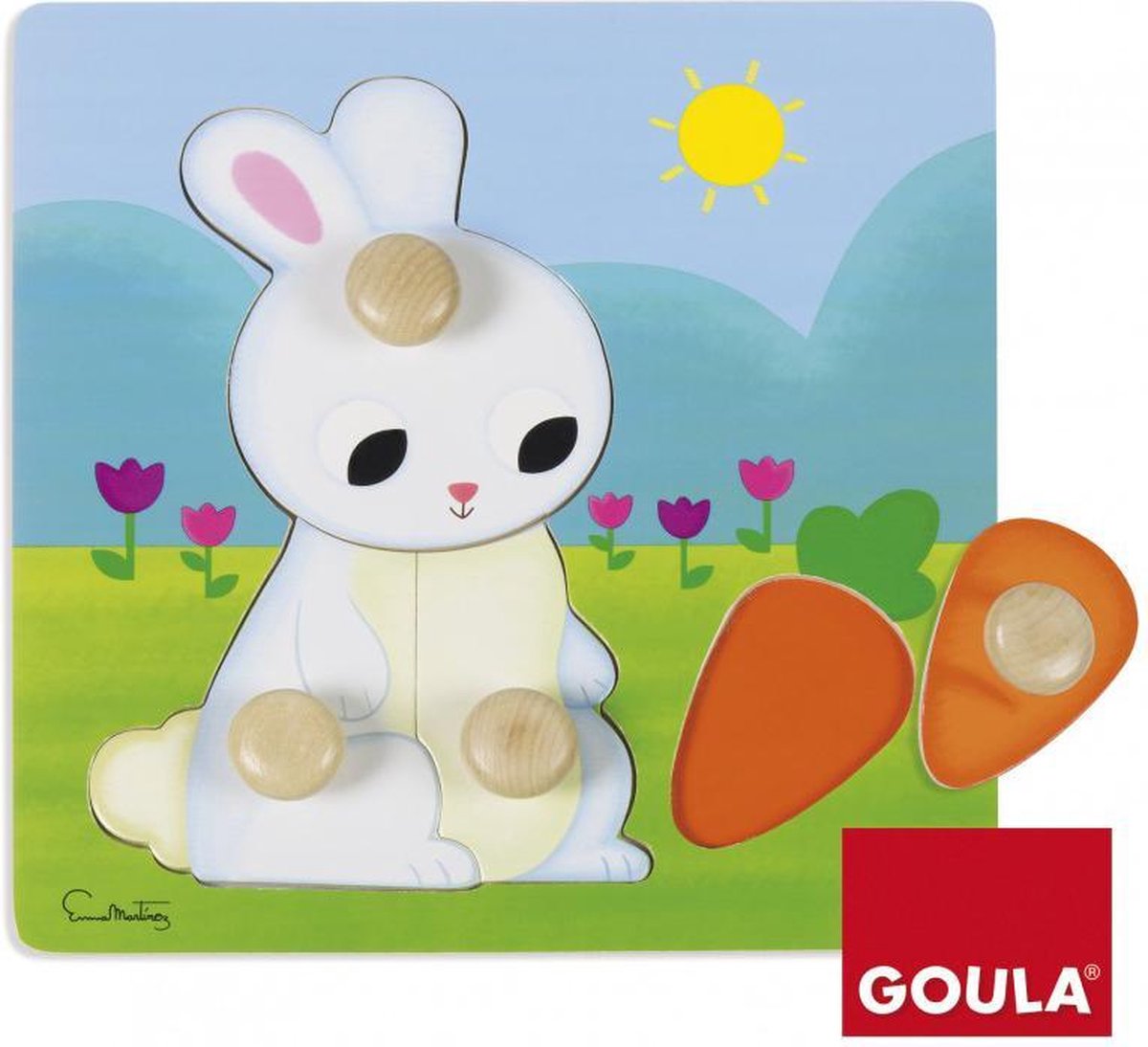 Goula Noppenpuzzel Konijn