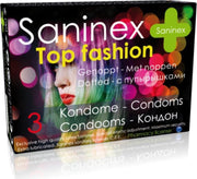 Top Fashion Dotted Condooms | 3 stuks | SANINEX