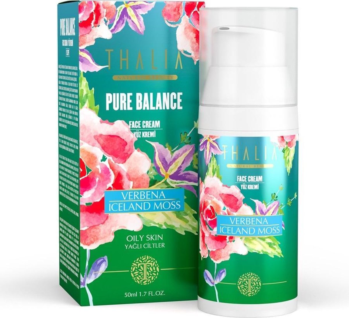 Thalia Verbena en IJslands Mos GezichtsCrème (SPF 15) 50 ml