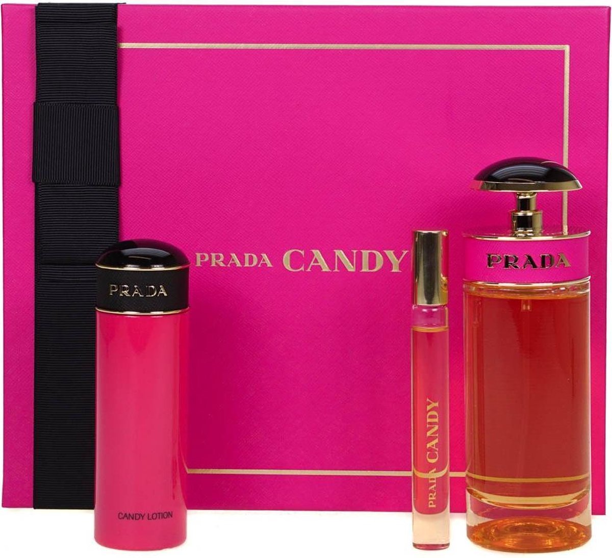 Prada Candy Eau de Parfum gift set 80ml - 10ml Roll-on - 75 ml Body Lotion