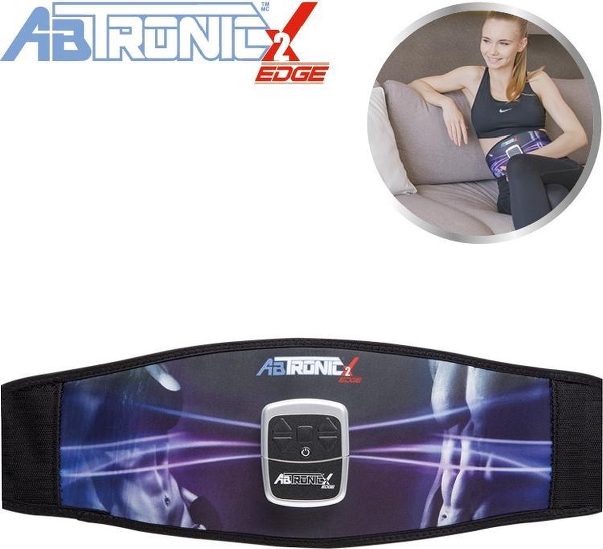 Abtronic X2 Edge - Buikspiertrainer - EMS Apparaat - Workout