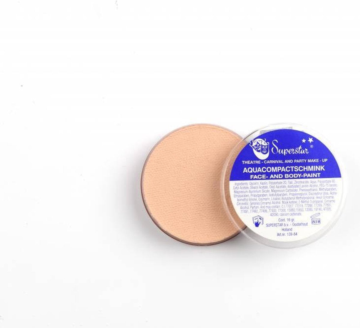 Aqua facepaint 16gr lichtroze