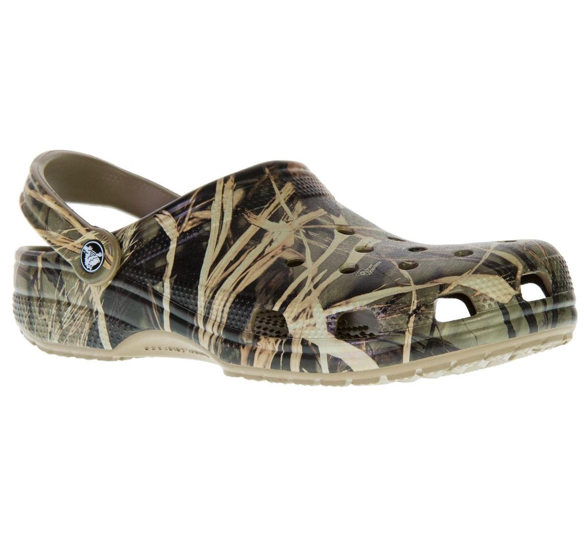 Crocs Slippers - Maat 41/42 - Unisex - groen/zwart
