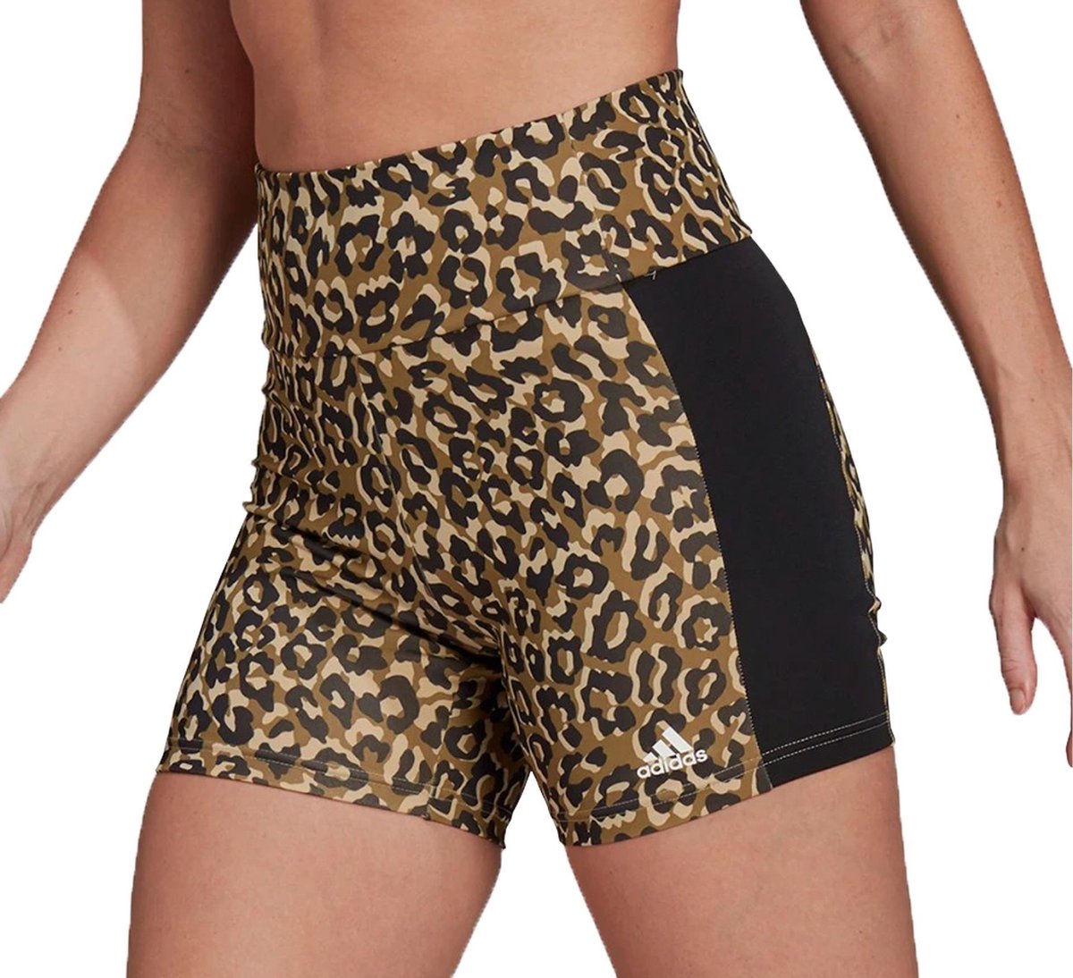 adidas Sportbroek - Maat M  - Vrouwen - zwart/bruin