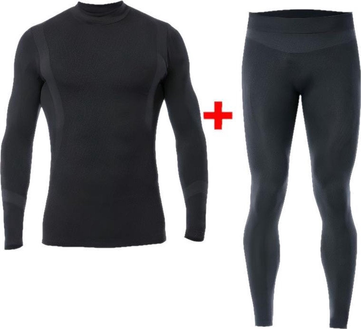 Iron-ic Thermopak Thermic Heren Polyamide Zwart Maat Xxl 2-delig