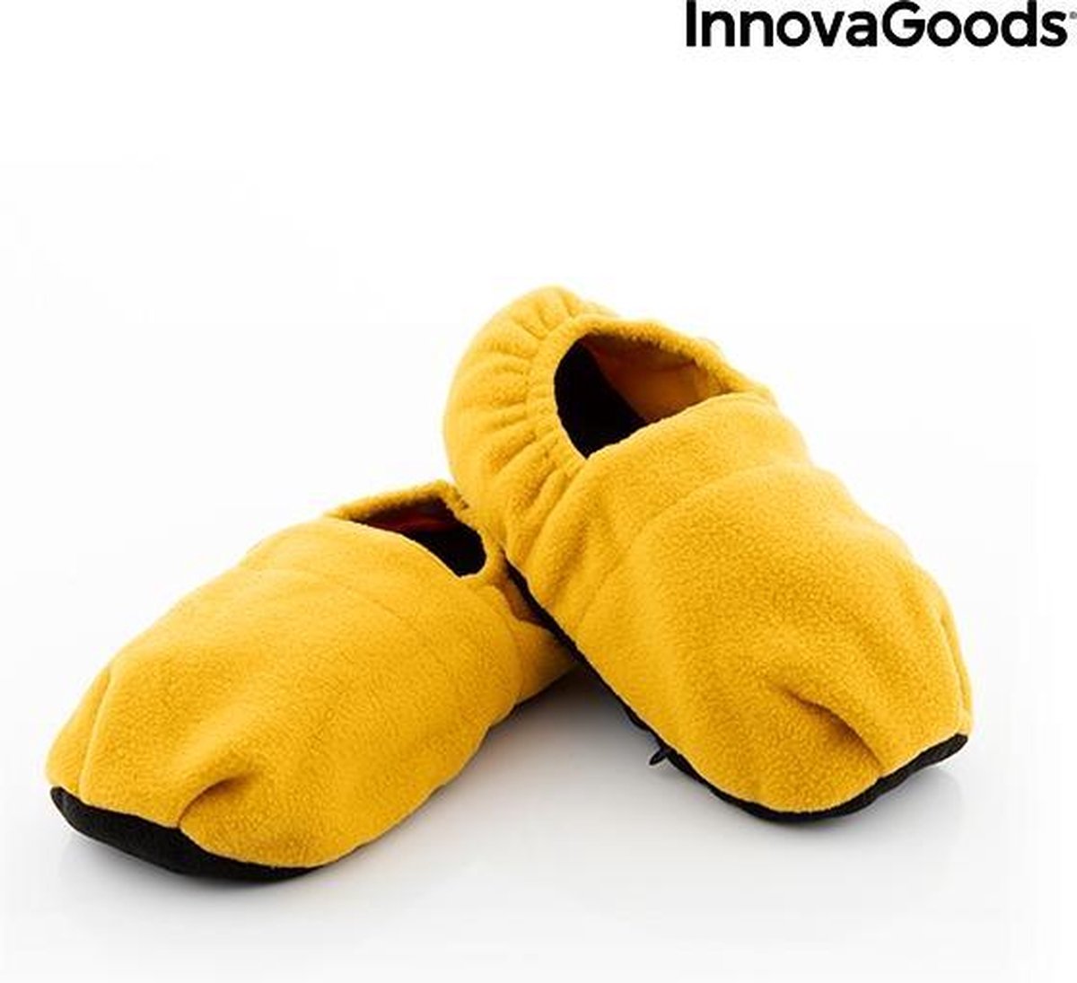 Innovagoods Opwarmbare Magnetron Pantoffels Geel