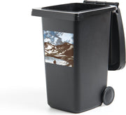 Container sticker Berg - Zee - Lucht - 40x40 cm - Kliko sticker