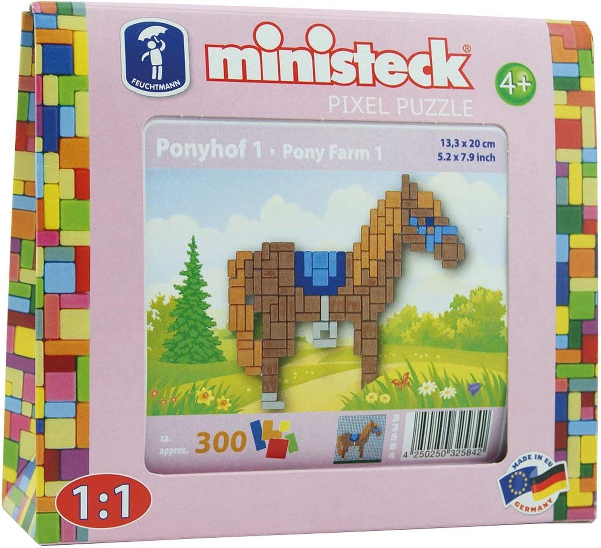 Ministeck: Ponyboerderij - Reisset 1 - ca. 300 delen