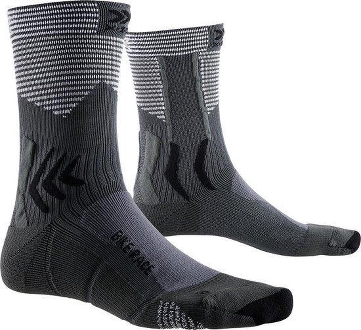 X-socks Sokken Bike Race Mtb Polyamide/polyester Grijs Mt 35-38
